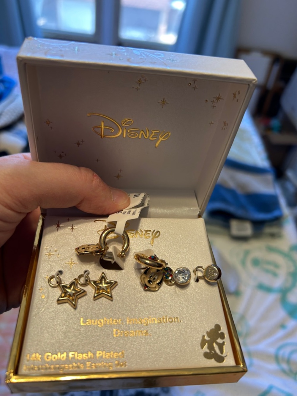Disney three pairs of earrings Mickey Mouse NWT